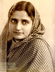 Chattar Kaur, the first female to come overseas to study (1936)