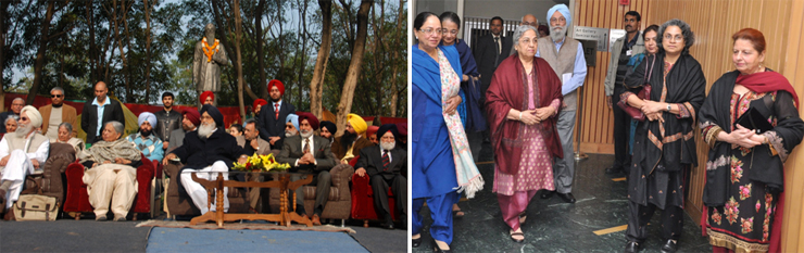 At the inaugration of Kalepani Center, Chandigarh at the release of Sikh Heritage, IIC, Delhi (December 2013)