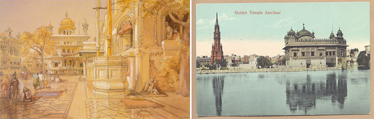 “Akāl Bungā” (W. Simpson, 1864; c. V&A, London); New landmarks with the arrival of the British (c. 1870)