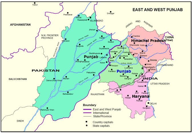 The region from 1947 to 1967